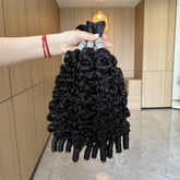 VIPbeauty Burmese Curly Bulk Hair Extensions For Braiding Dreadlock Human Hair